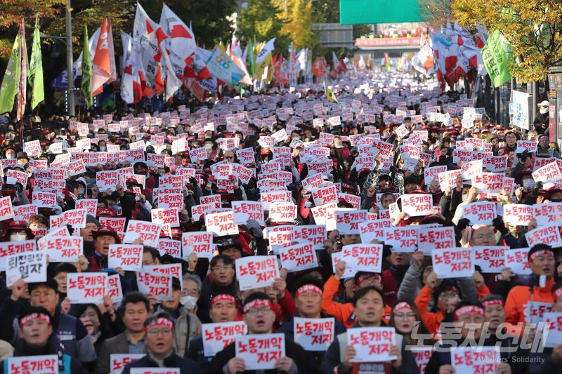 윤석열은 노란봉투법 거부권 행사 말라