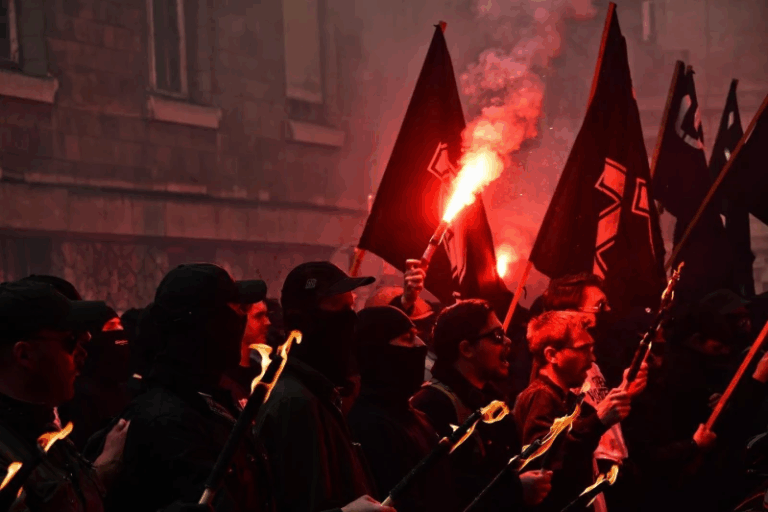 프랑스에서 파시즘이라는 “갈색 역병” 확산 중