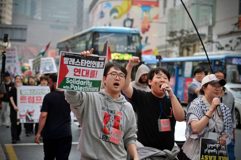 🇵🇸 팔레스타인에서 중동까지, 트럼프와 네탸냐후의 전쟁을 멈추자! 집회와 행진에 참가했습니다✊(26.04.04)